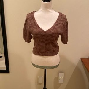 Sweater crop top